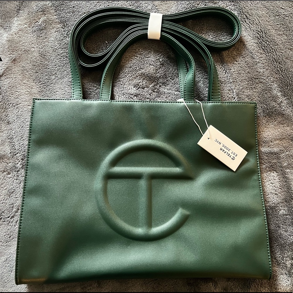 Brand NEW Dark Olive Telfar Medium Shopper. All original packaging included!